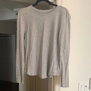 lululemon athletica Gray Long Sleeve Tee